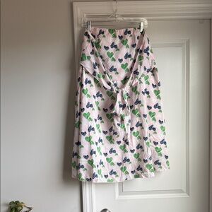 Shein Floral Print Women's Strapless Dress